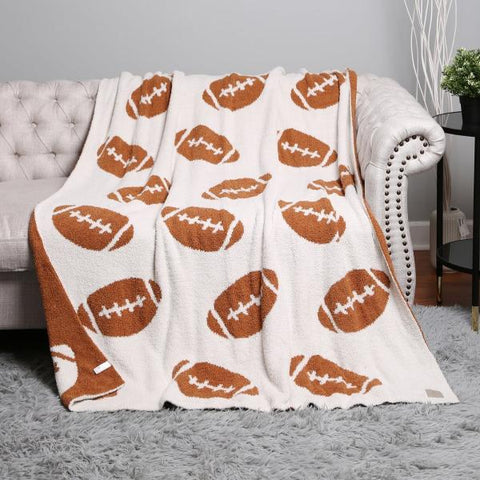 Sports print blankets