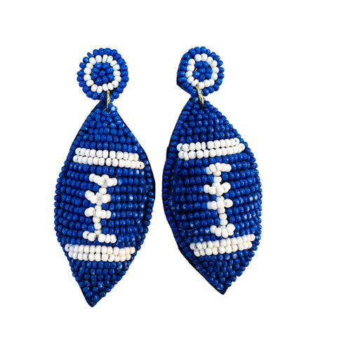 Gameday Beaded Ball Earrings