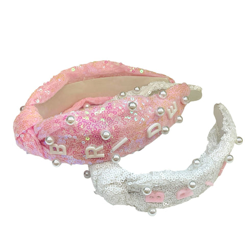 Bride Sequin Headbands