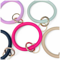 Solid Leather Keyrings