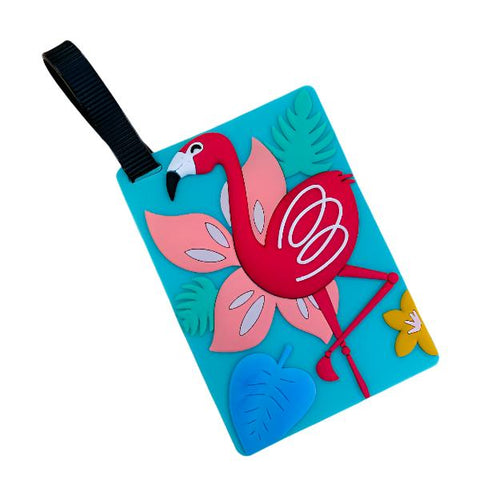 Flamingo Luggage Tags