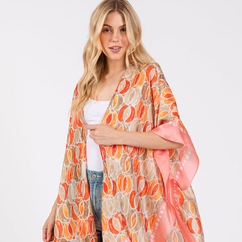Colorful Abstract Pattern Kimono