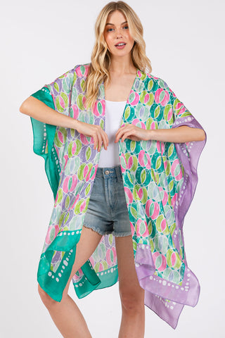 Colorful Abstract Pattern Kimono