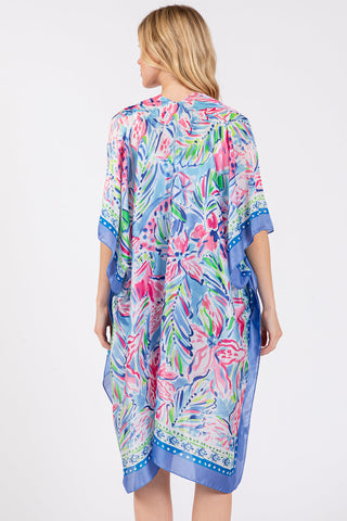 Soft Lightweight Flower Print Kimono